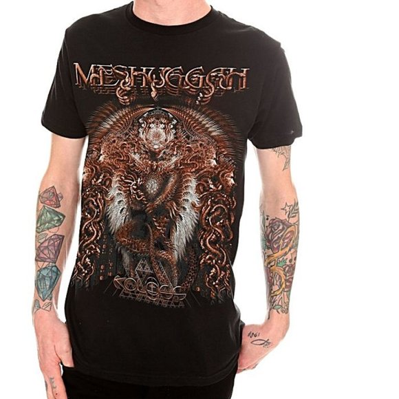 Meshuggah Koloss Logo extreme metal experimental rock Official T-Shirt 3XL NWT - Picture 1 of 3